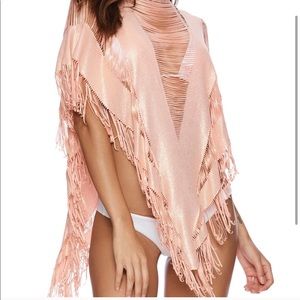 Beach Bunny Indian Summer rose gold cover up